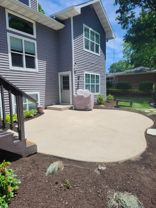 Pressure washing job by CaPow
