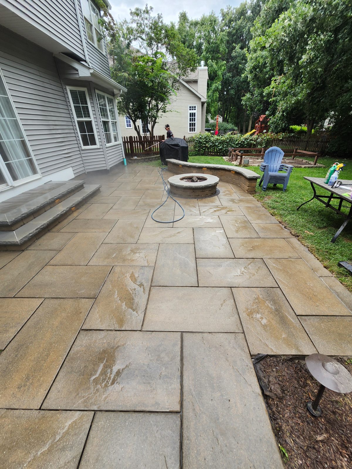 After: Patio Cleaning, Moss removal